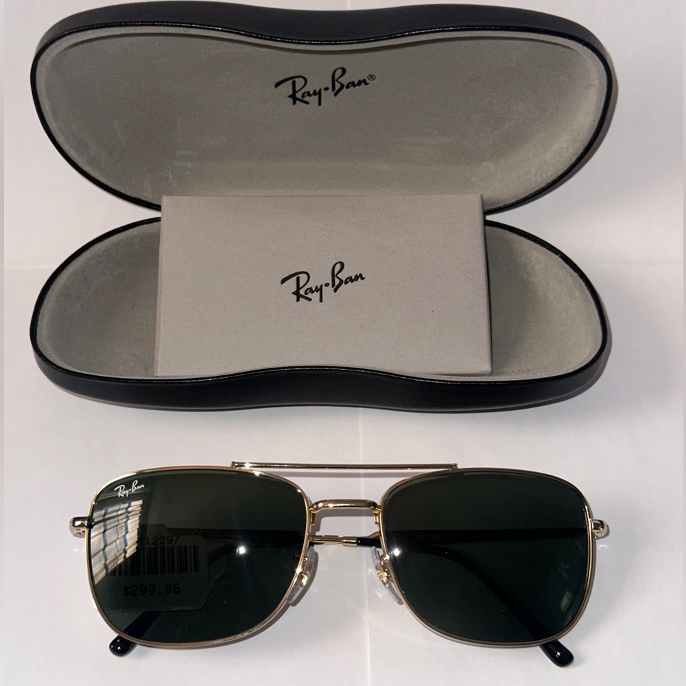 Ray-Ban RB3755 Gold Sunglasses With Polarized Lenses!